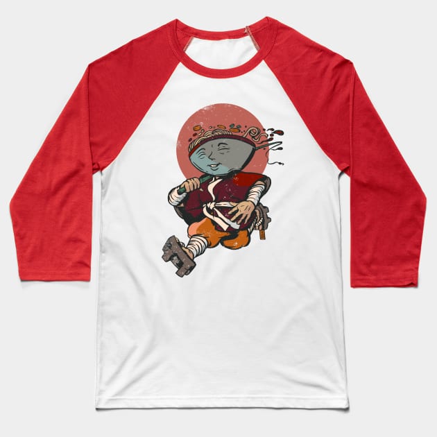 Mr. Noodlehead Baseball T-Shirt by Thomcat23